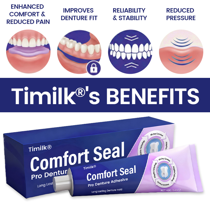 ✨Timilk® プロフェッショナル快適密着義歯安定剤