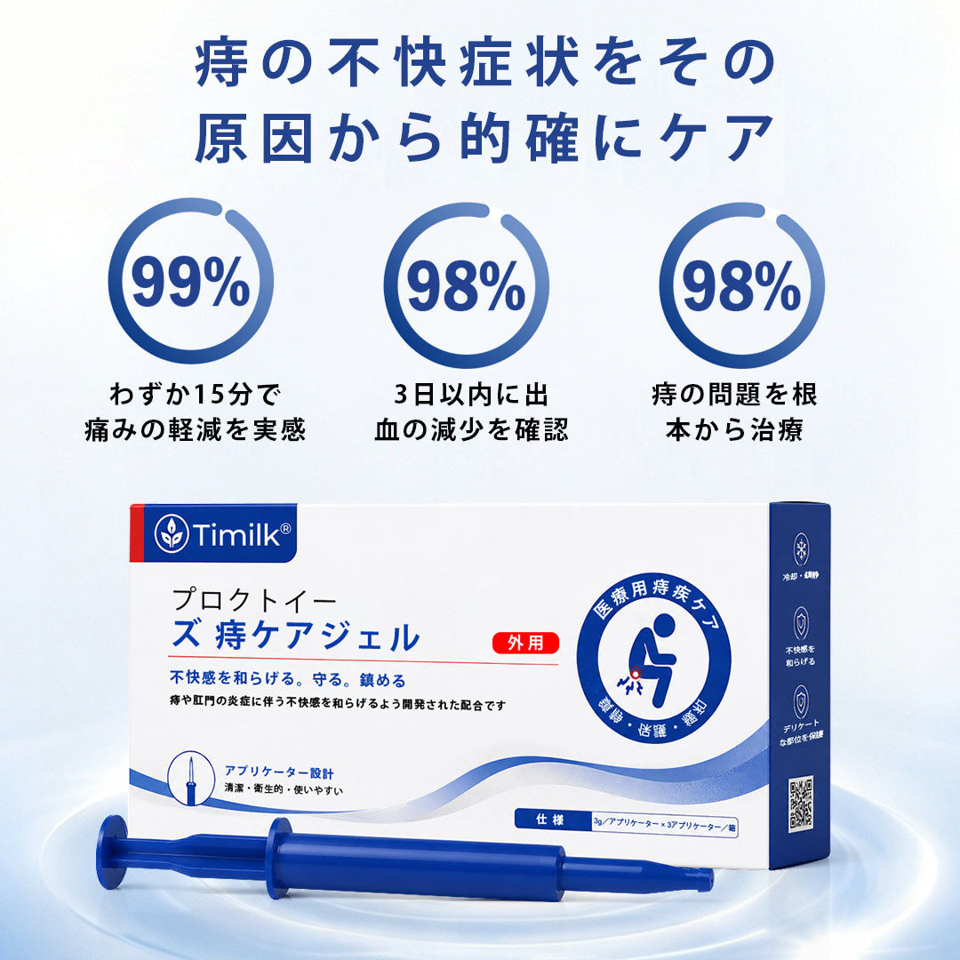 🌿 Timilk® プロクトイーズ 痔ケアジェル🌿