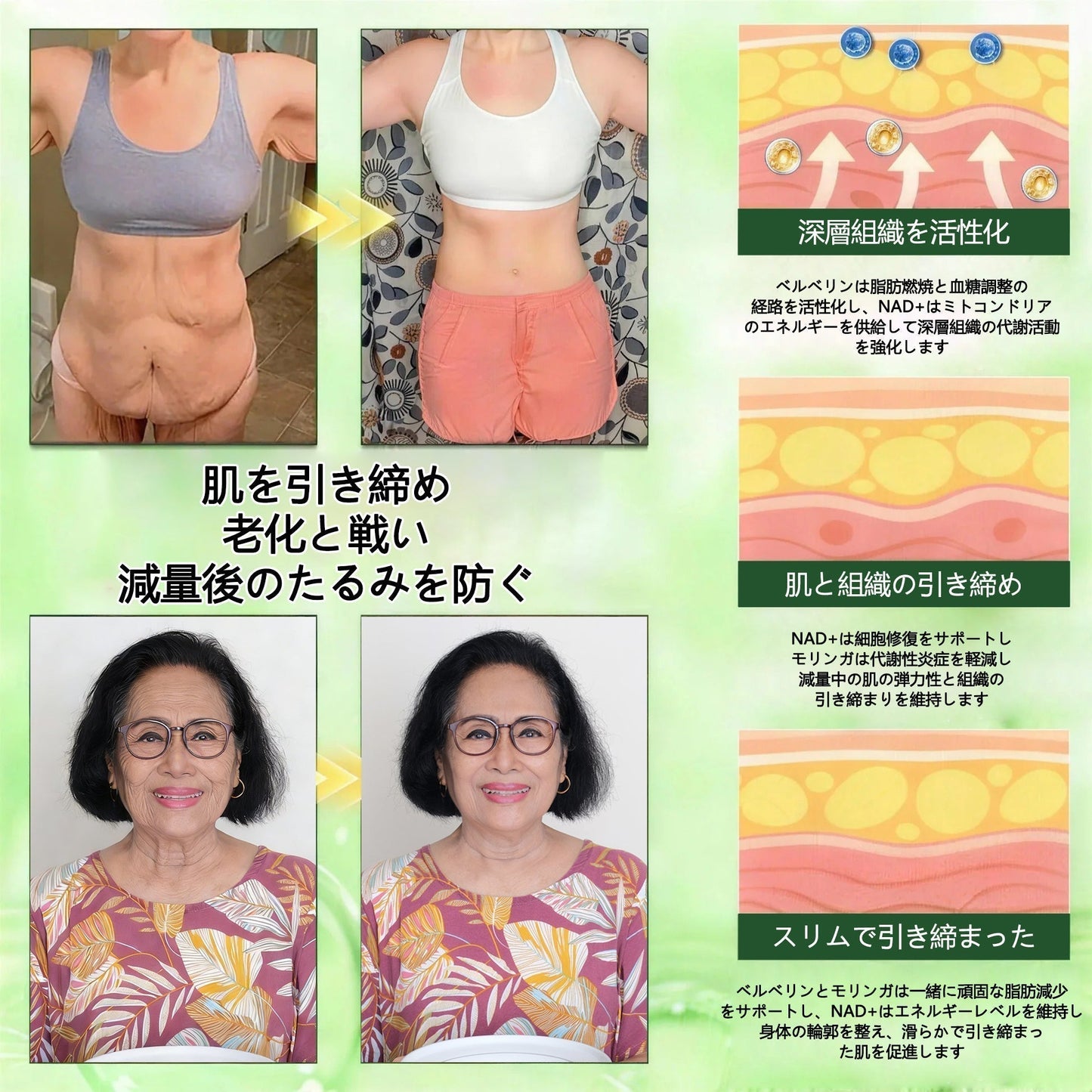 🔥Slim Latte®＆NAD+ 8-in-1 ナノ強化フォーミュラ【アップグレード版】内臓脂肪 / 肥満 / 糖尿病 / 睡眠時無呼吸 / 関節ケア / 肌のたるみ 集中サポート ✨